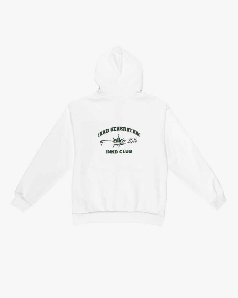 INKD CLUB FLEECE ZIP HOODIE