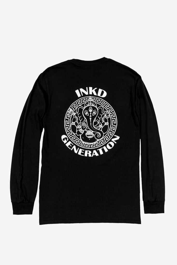 INKD GANESH LONG SLEEVE TEE