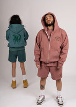 Load image into Gallery viewer, INKD CLUB FLEECE ZIP HOODIE - CINNAMON