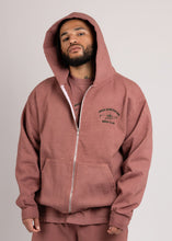 Load image into Gallery viewer, INKD CLUB FLEECE ZIP HOODIE - CINNAMON