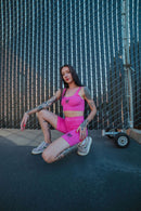 INKD HEART BIKER SHORT