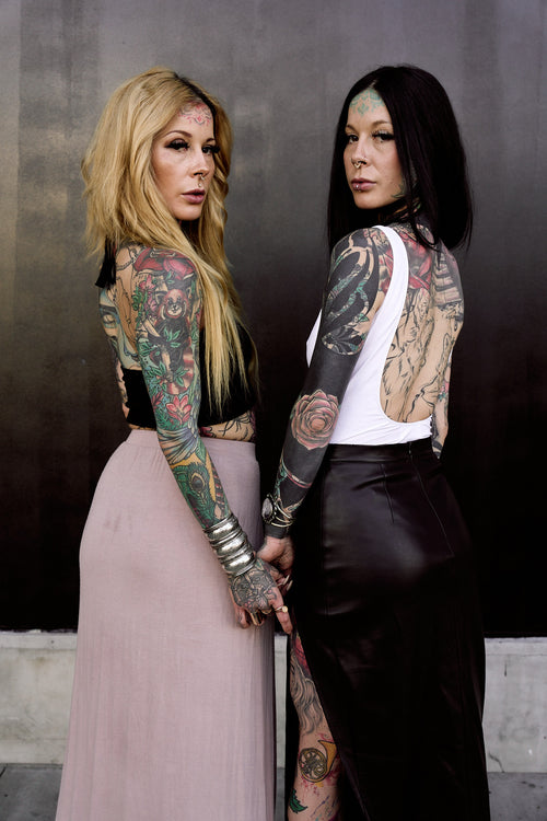 INKD BEAR SCOOP BACK BODYSUIT