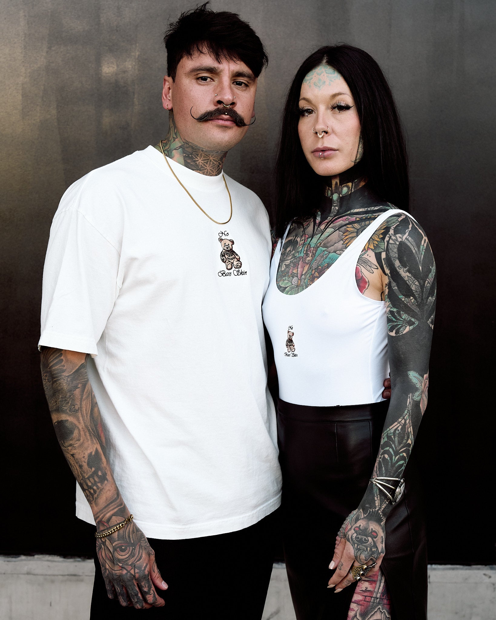 INKD BEAR SCOOP BACK BODYSUIT