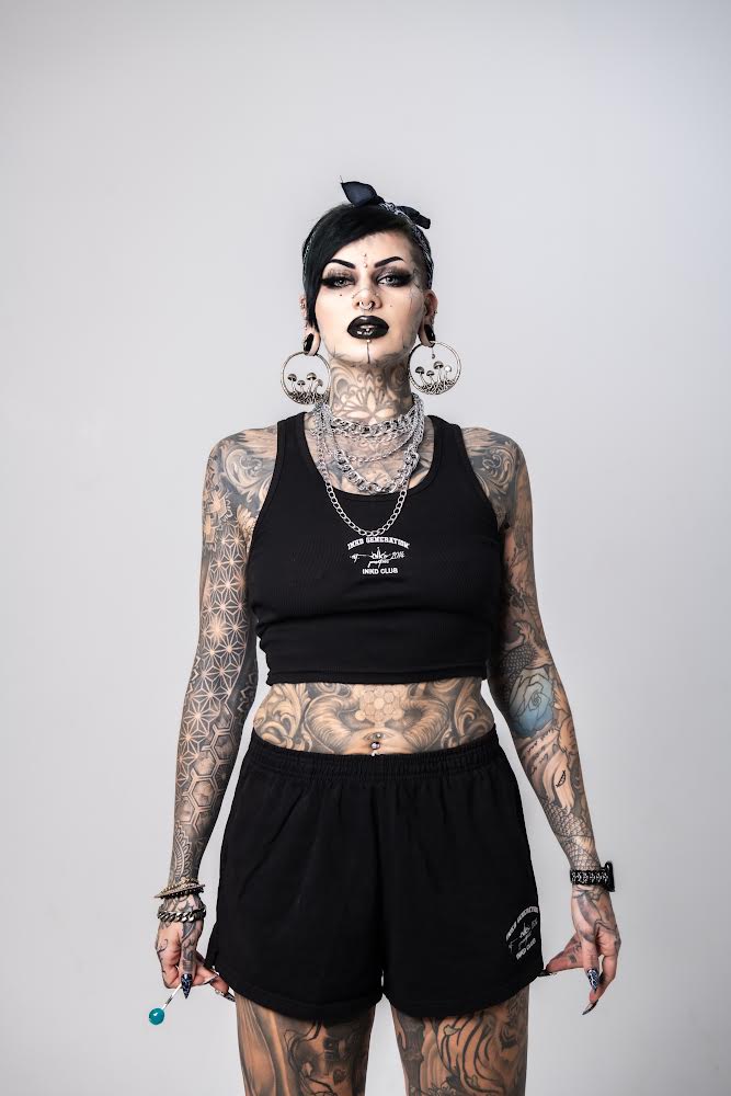 INKD CLUB BABY RIB CROP TANK