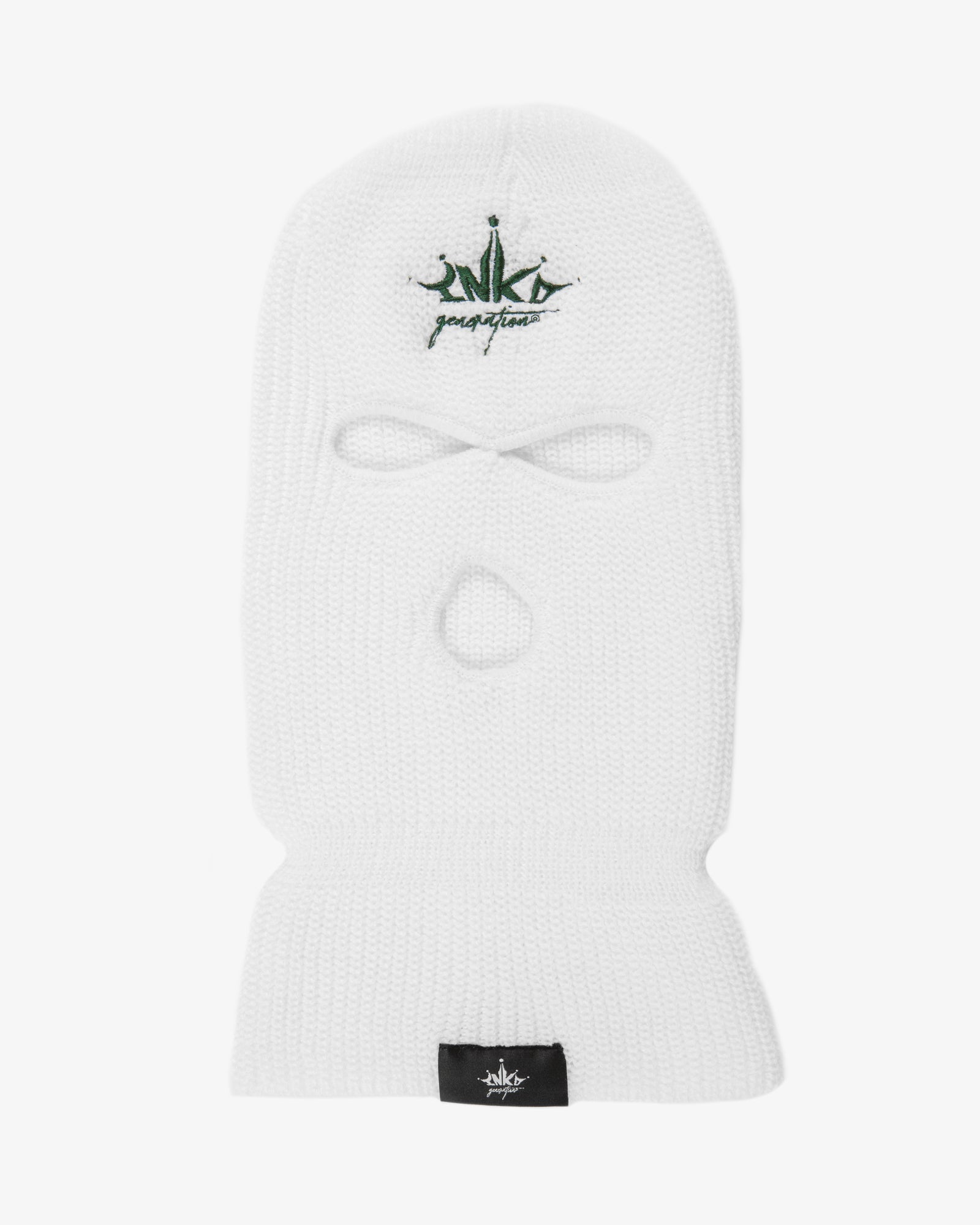 THE INKD CROWN SKI MASK - CHALK