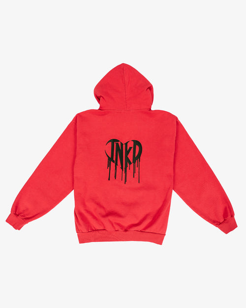 INKD CROWN + HEART ZIP HOODIE