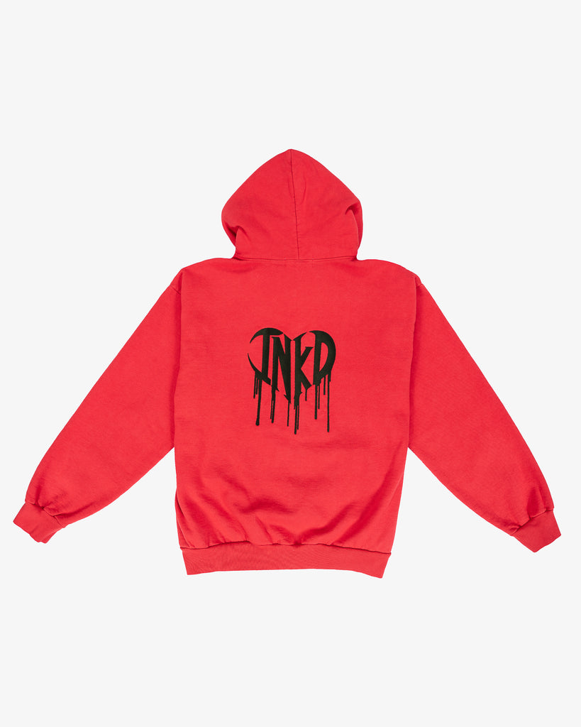 INKD CROWN + HEART ZIP HOODIE