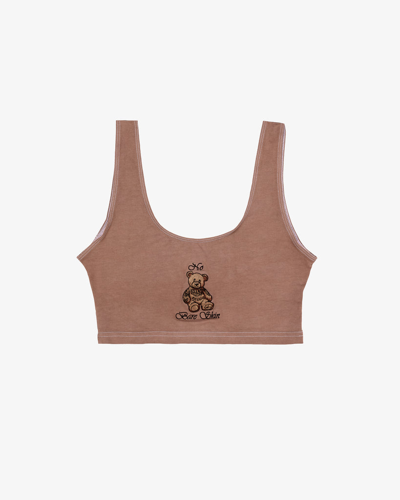 INKD BEAR SPORTY CROP TANK