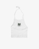 INKD HEART BABY RIB HALTER TOP