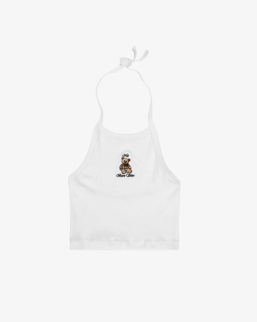 INKD BEAR BABY RIB HALTER TOP