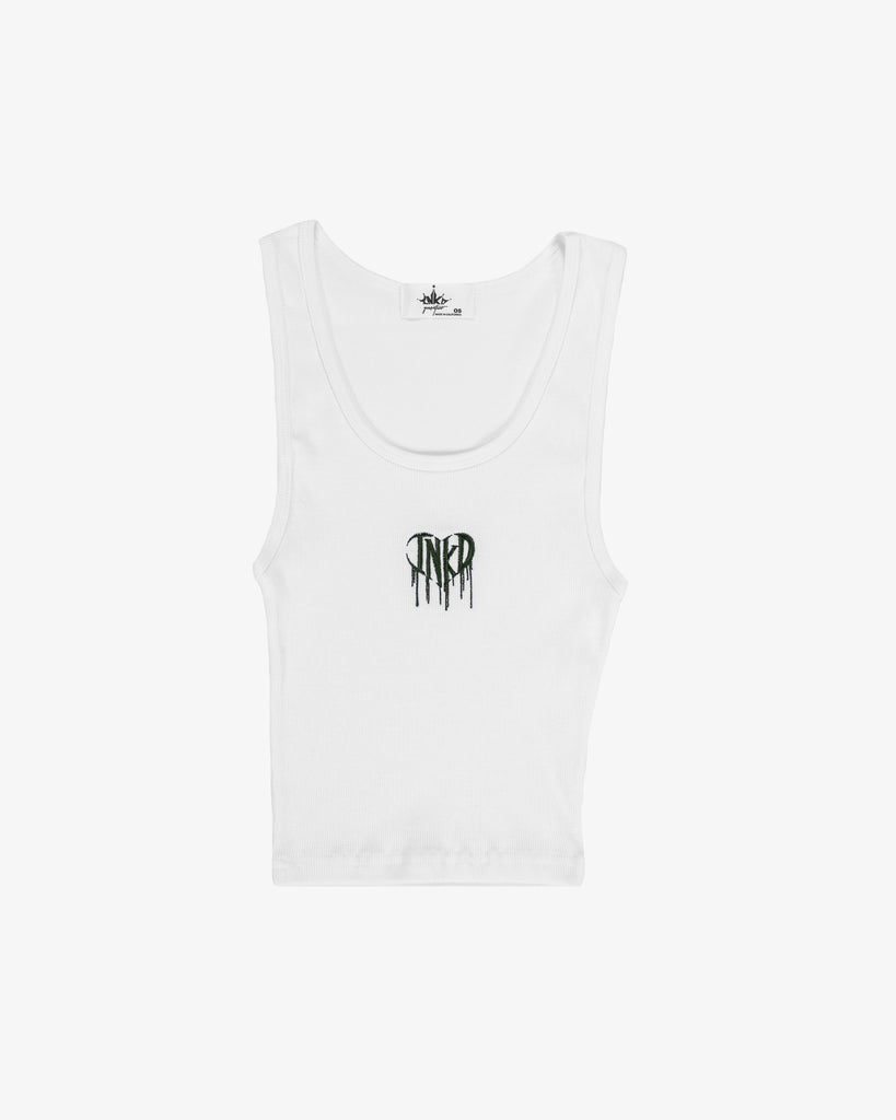 INKD HEART BABY RIB CROP TANK