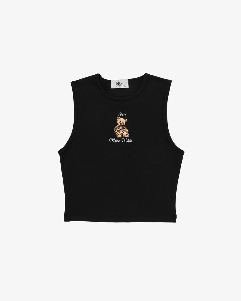 INKD BEAR HIGH NECKLINE CROP TANK