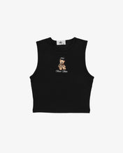 Load image into Gallery viewer, INKD BEAR HIGH NECKLINE CROP TANK