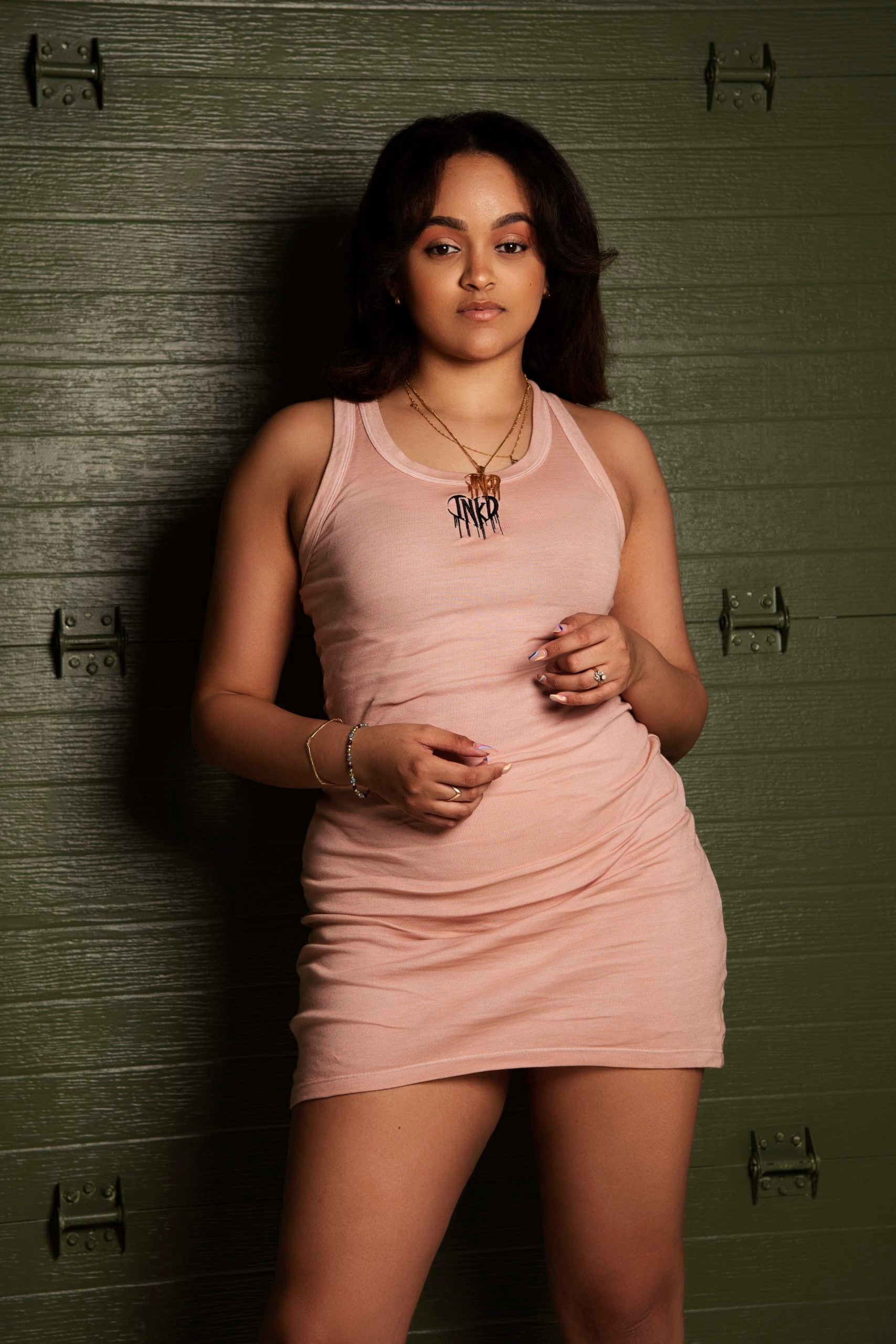BABY RIB MINI TANK DRESS