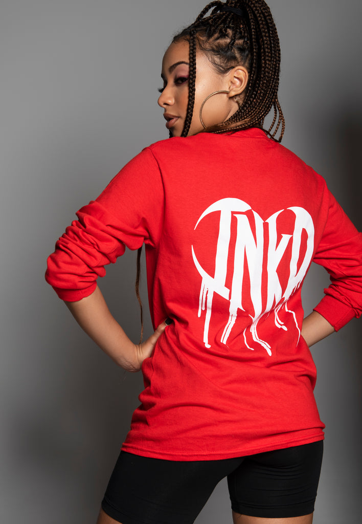 INKD HEART LONG SLEEVE TEE