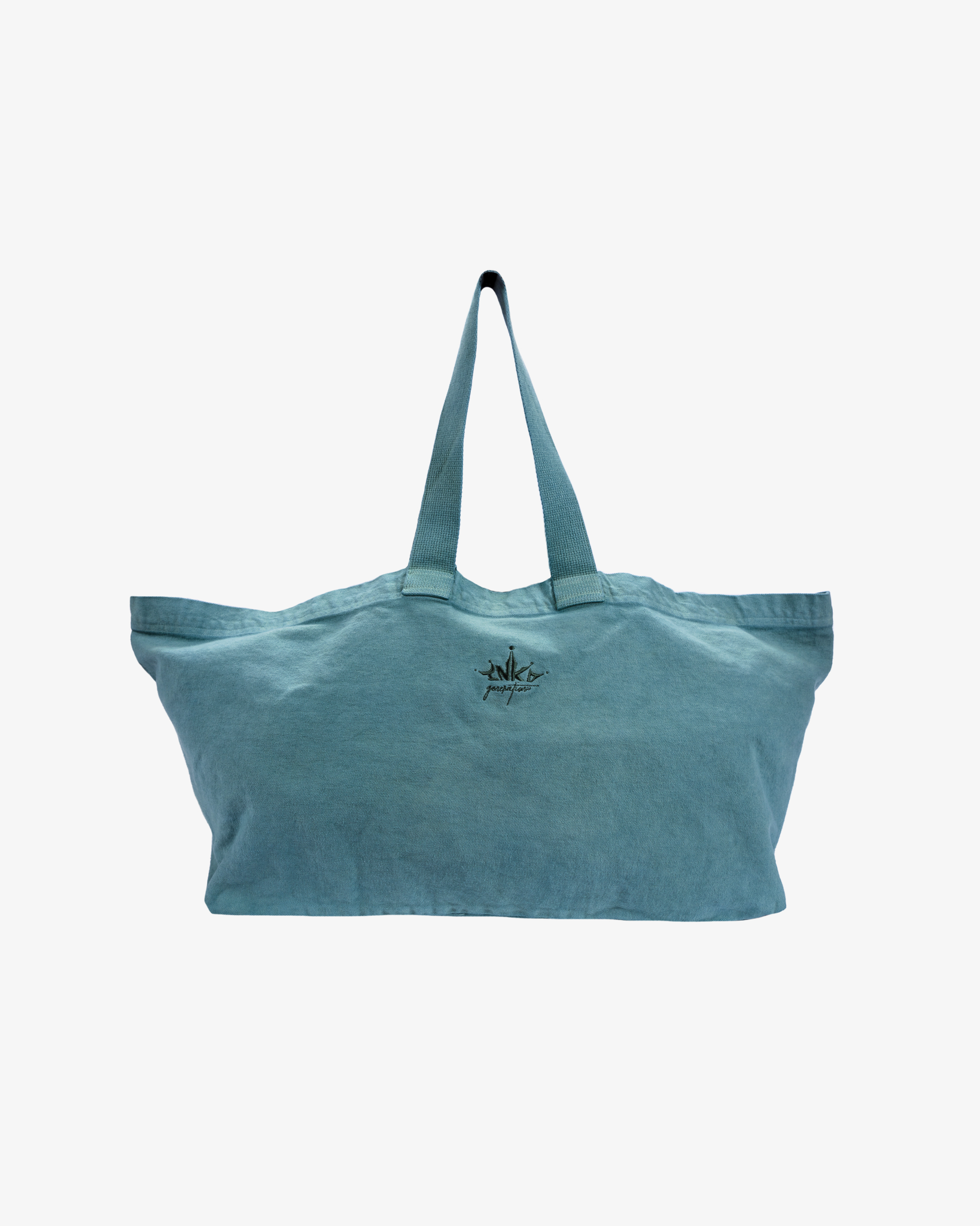 INKD CROWN OVERSIZED DENIM BAG