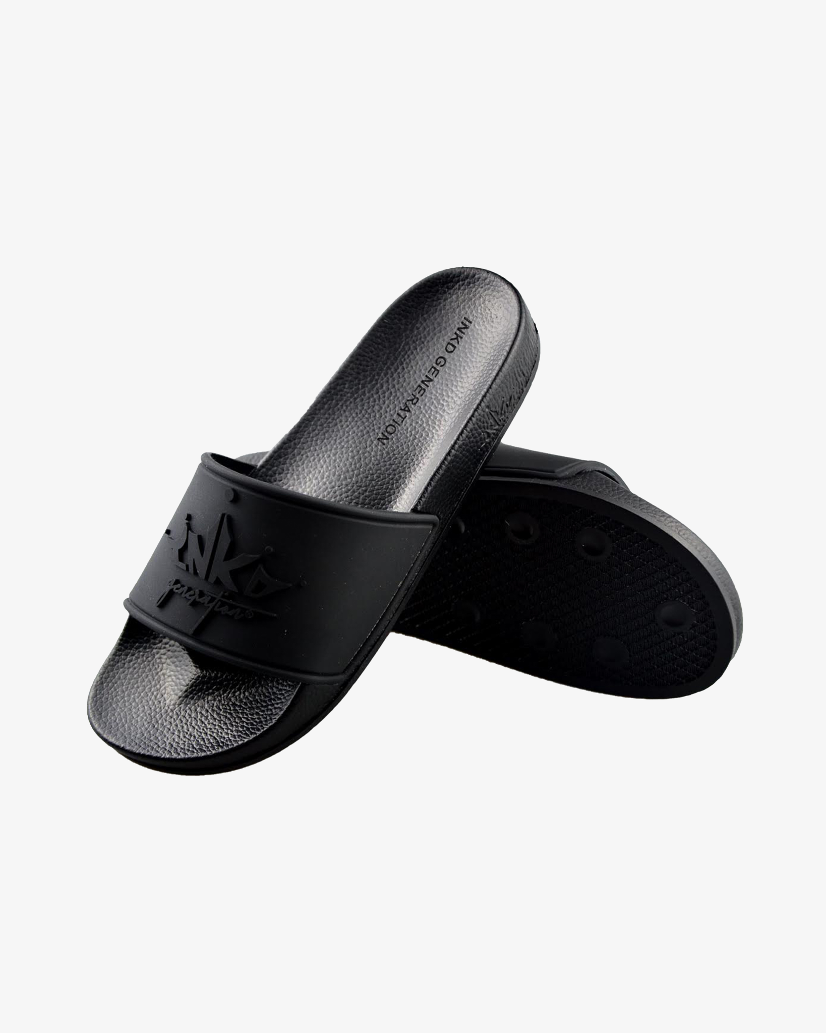 EMBOSSED INKD CROWN SLIDES