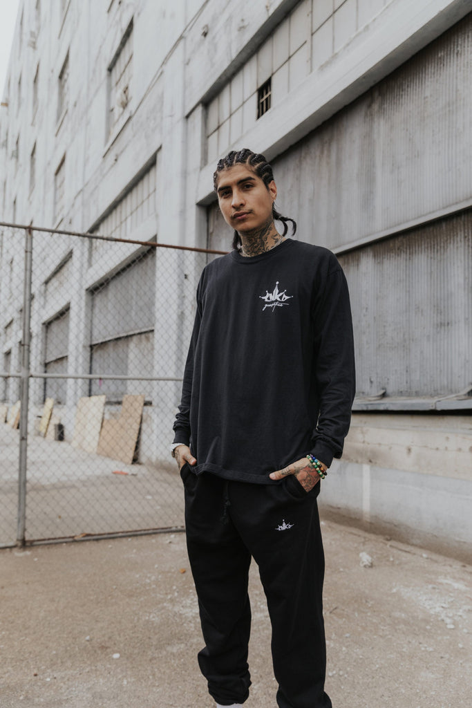 CROWN MID-WEIGHT SWEATPANT - ONYX
