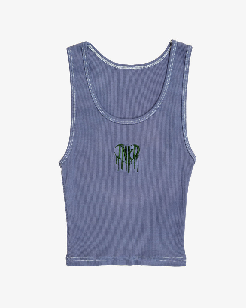 INKD HEART BABY RIB CROP TANK