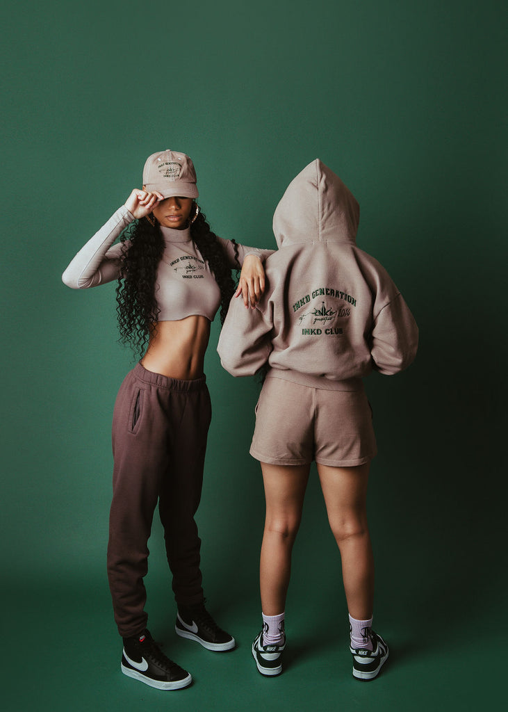 INKD CLUB CROP HOODIE