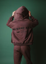 Load image into Gallery viewer, CROWN + NO BARE SKIN MID-WEIGHT ZIP HOODIE