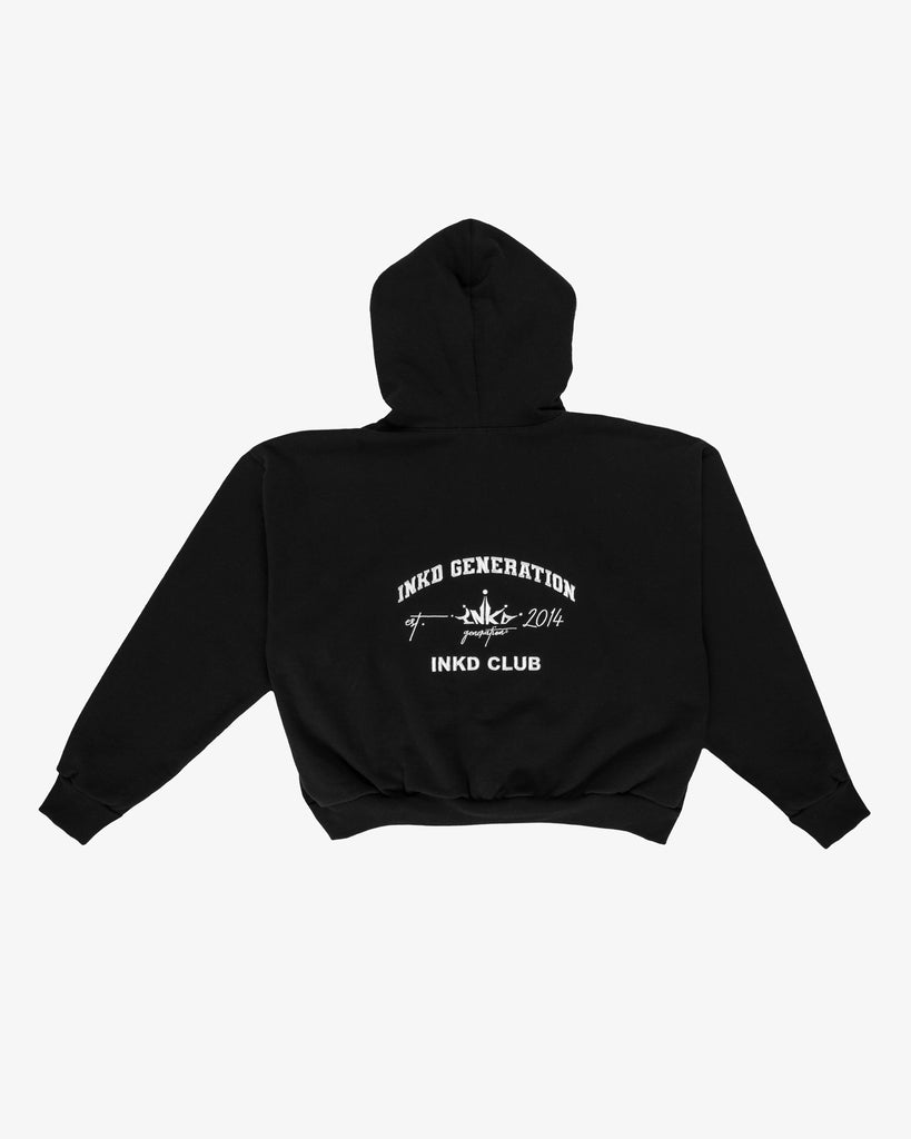 INKD CLUB CROP HOODIE