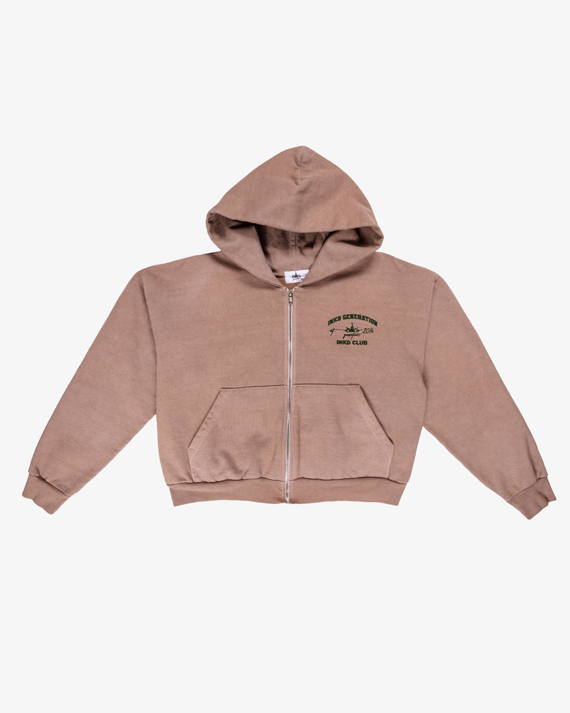 INKD CLUB CROP HOODIE