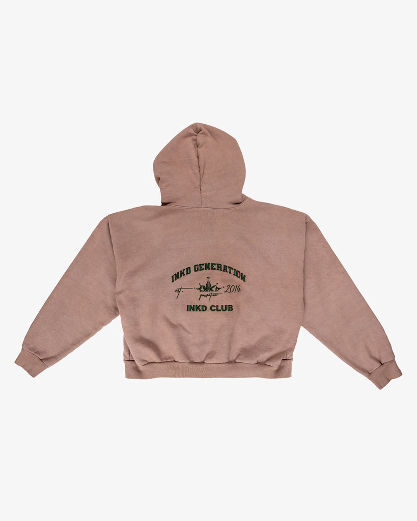 INKD CLUB CROP HOODIE