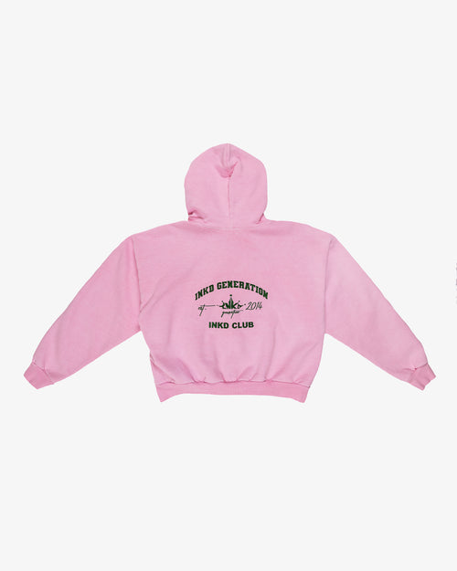 INKD CLUB CROP HOODIE