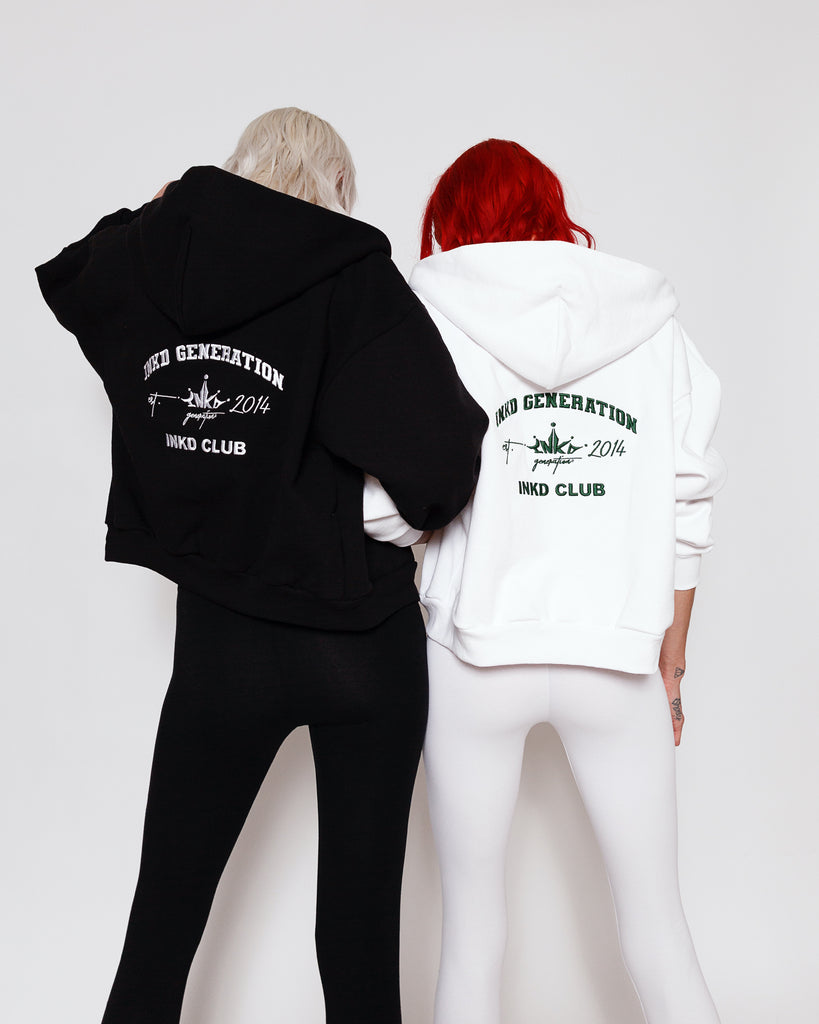 INKD CLUB CROP HOODIE