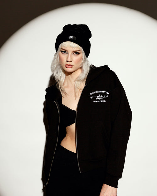 INKD CLUB CROP HOODIE