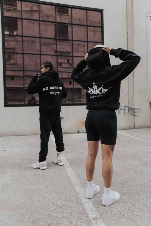 CROWN + NO BARE SKIN ZIP HOODIE