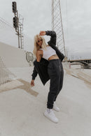 CROWN + NO BARE SKIN ZIP HOODIE