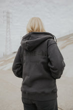 Load image into Gallery viewer, NO BARE SKIN ZIP HOODIE - CHARCOAL